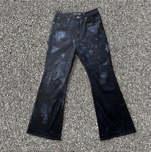 Levis 70s women’s Acid wash flares Handmade in W30 L30